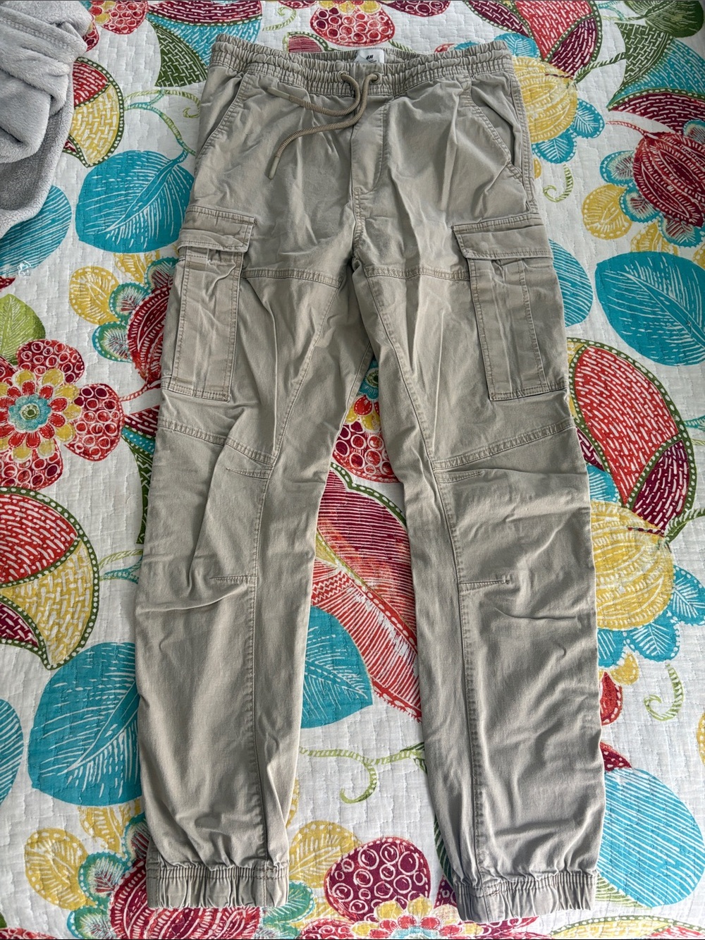 H&M Men's Cargo Jogger Pants - Light Khaki